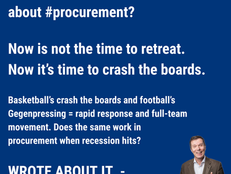 When sales stalls and recession looms – what can #procurement learn from #Susijengi?