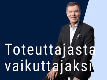 Timantinkovasta toteuttajasta vaikuttajaksi