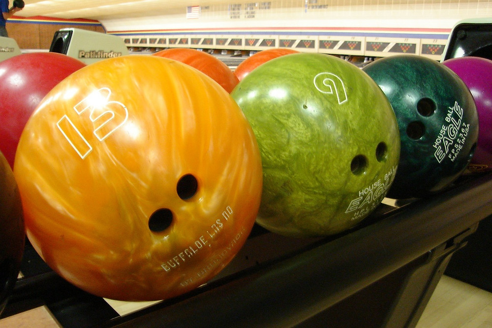 decorating with accessories larger than a bowling ball