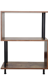 開放式收納架可作為書架或展示架使用，實用且美觀