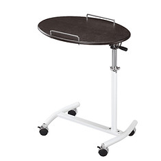 Ergonomic overbed tray with adjustable height – mobile bedside solution for elderly care, medical needs, or daily convenience