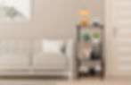 Compact bookshelf and storage unit perfect for organizing small spaces or home offices
