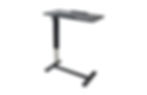 Multifunctional bedside table with adjustable tray – overbed desk for eating, writing, or laptop use
