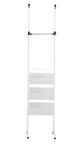 Modular storage organizer with adjustable wardrobe rods and shoe racks designed for versatile home storage