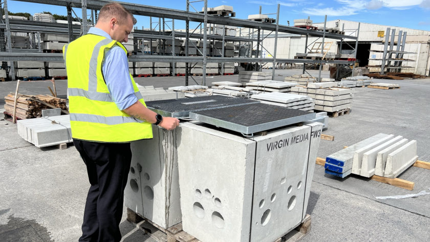 Sales Manager Checking Utility Chambers in Killeshal