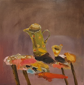 An ordinary coating Orange Regional Gallery Genevieve Carroll 2024 Oysters and buttered br