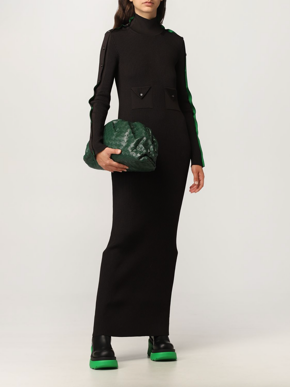 Miniature : Bottega Veneta clutch in woven leather 1.5