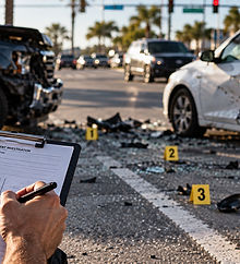 Accident Investigation Scene with Eviden