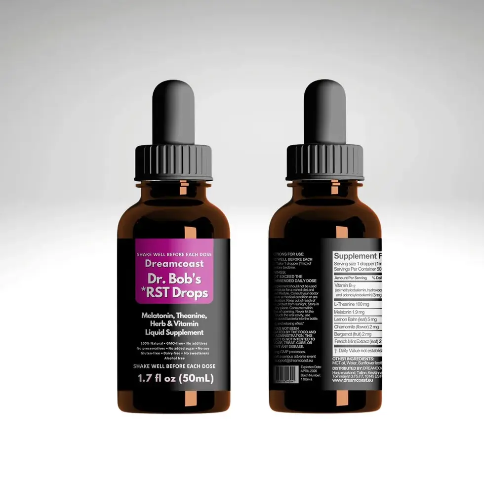 DR. BOB'S STRESS RESET DROPS BUNDLE, 4 x 50 ML