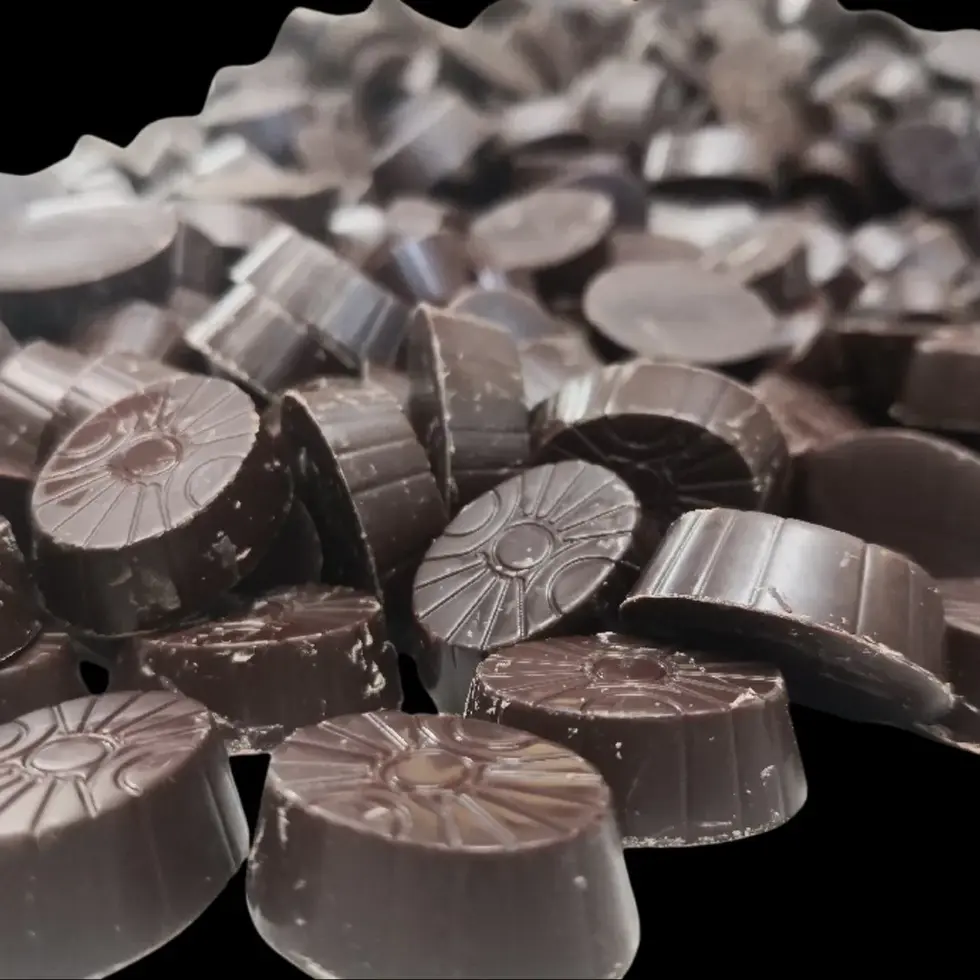 ORGANIC COCOA PRALINES, 200 GRAMS