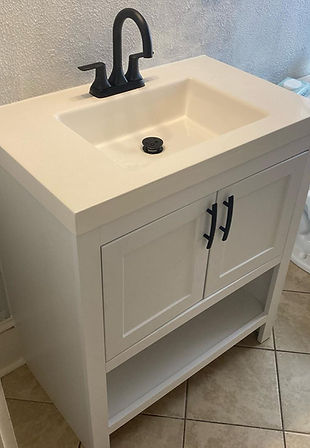 Compact Vanity Installation, Statesville NC