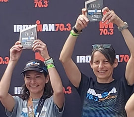 70.3 Ironman Des Moines 2025 - 4th Place - competing with broken toe