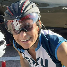 Biking with friends in the TXU Energy gear