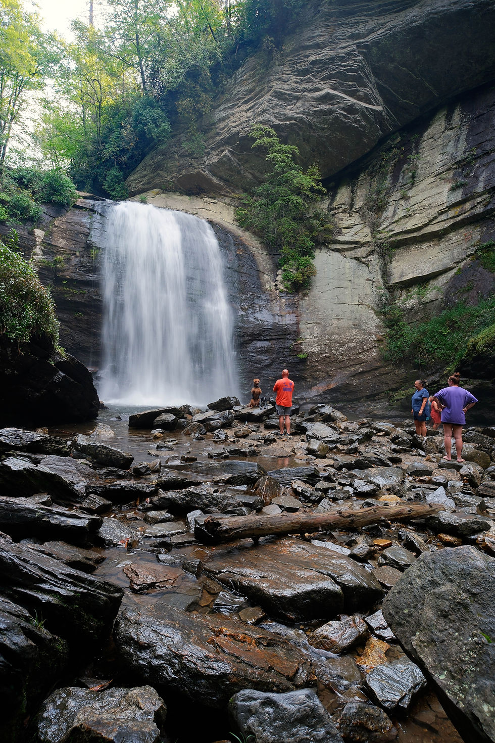 day trips near Asheville - looking glass falls
