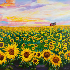 Kansas Sunflower Field