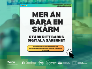 En guide för föräldrar om digitala säkerhetsfärdigheter: “Mer än bara en skärm”