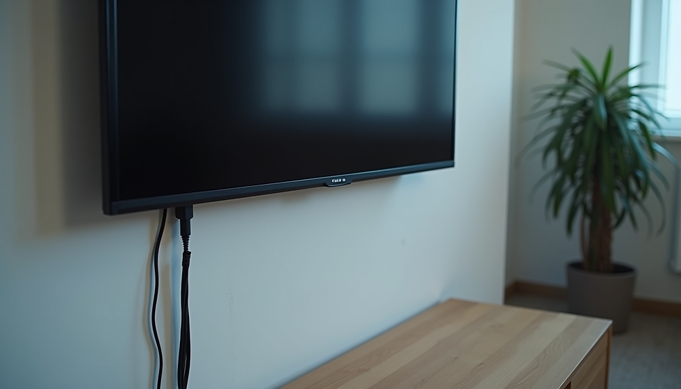 Wiring Solutions: Having Your TV Cleanly Mounted with Organized Wires