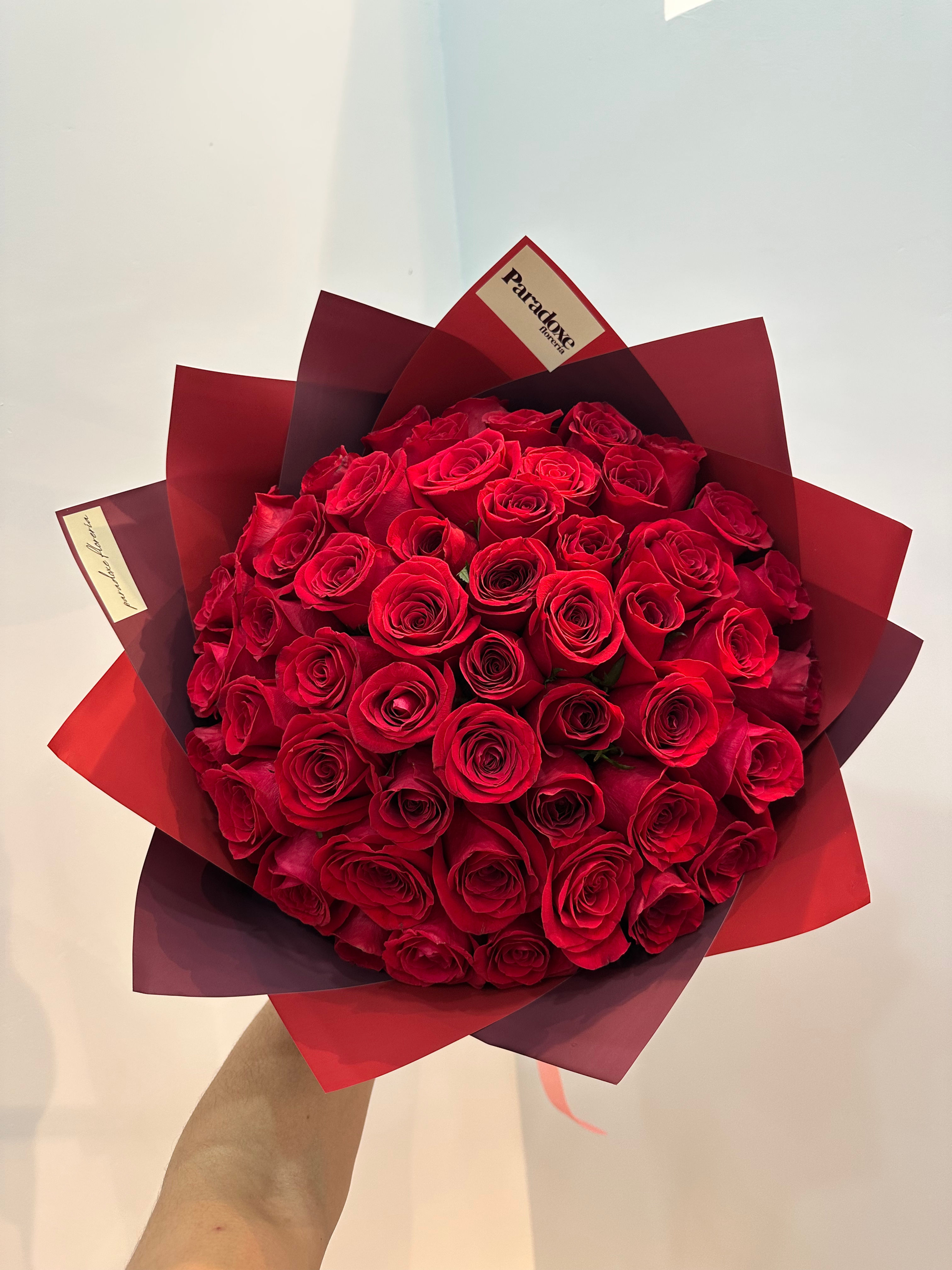 Ramo 50 rosas rojas