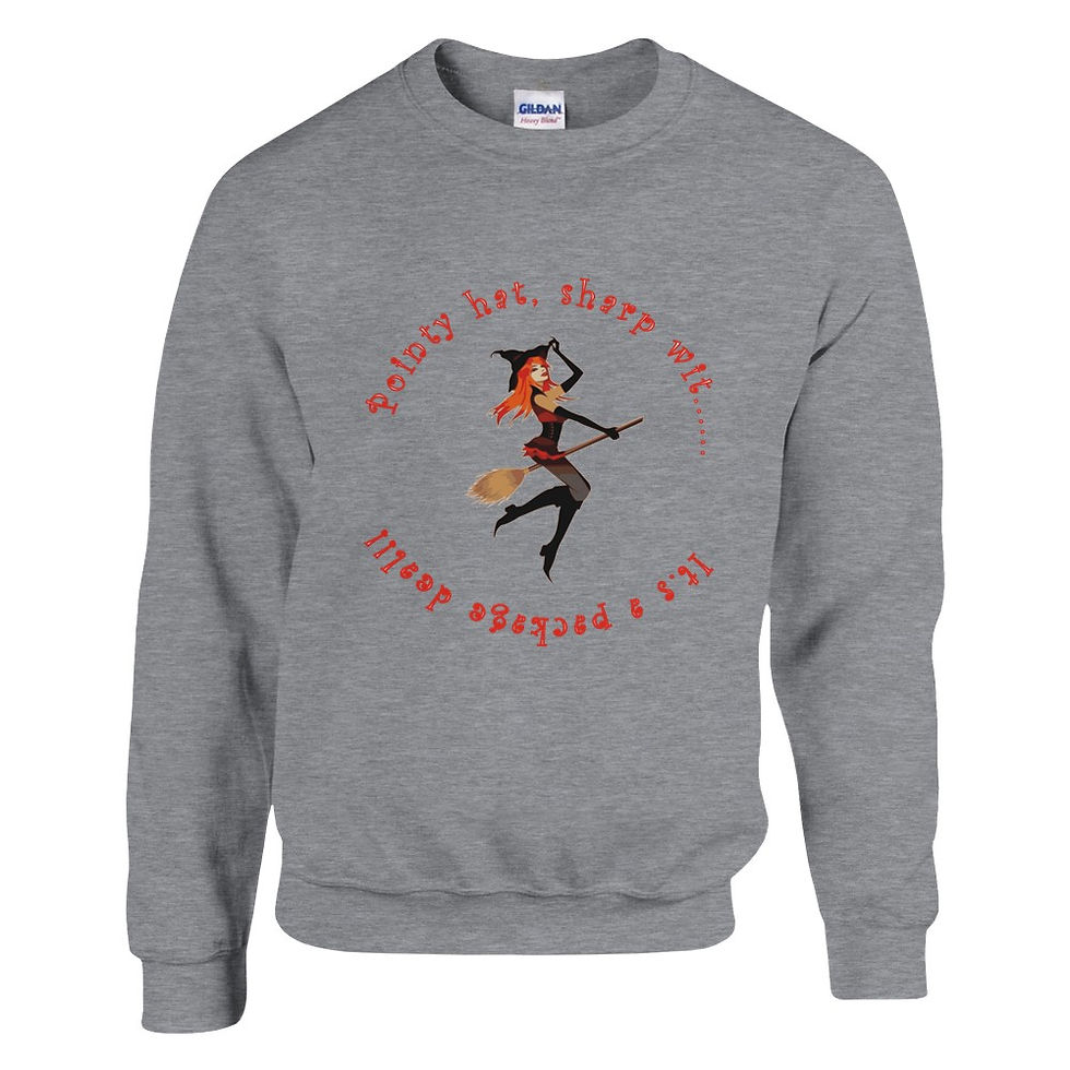 Thumbnail: Classic Unisex Crewneck Sweatshirt | Gildan® 18000 - Pointy Hat