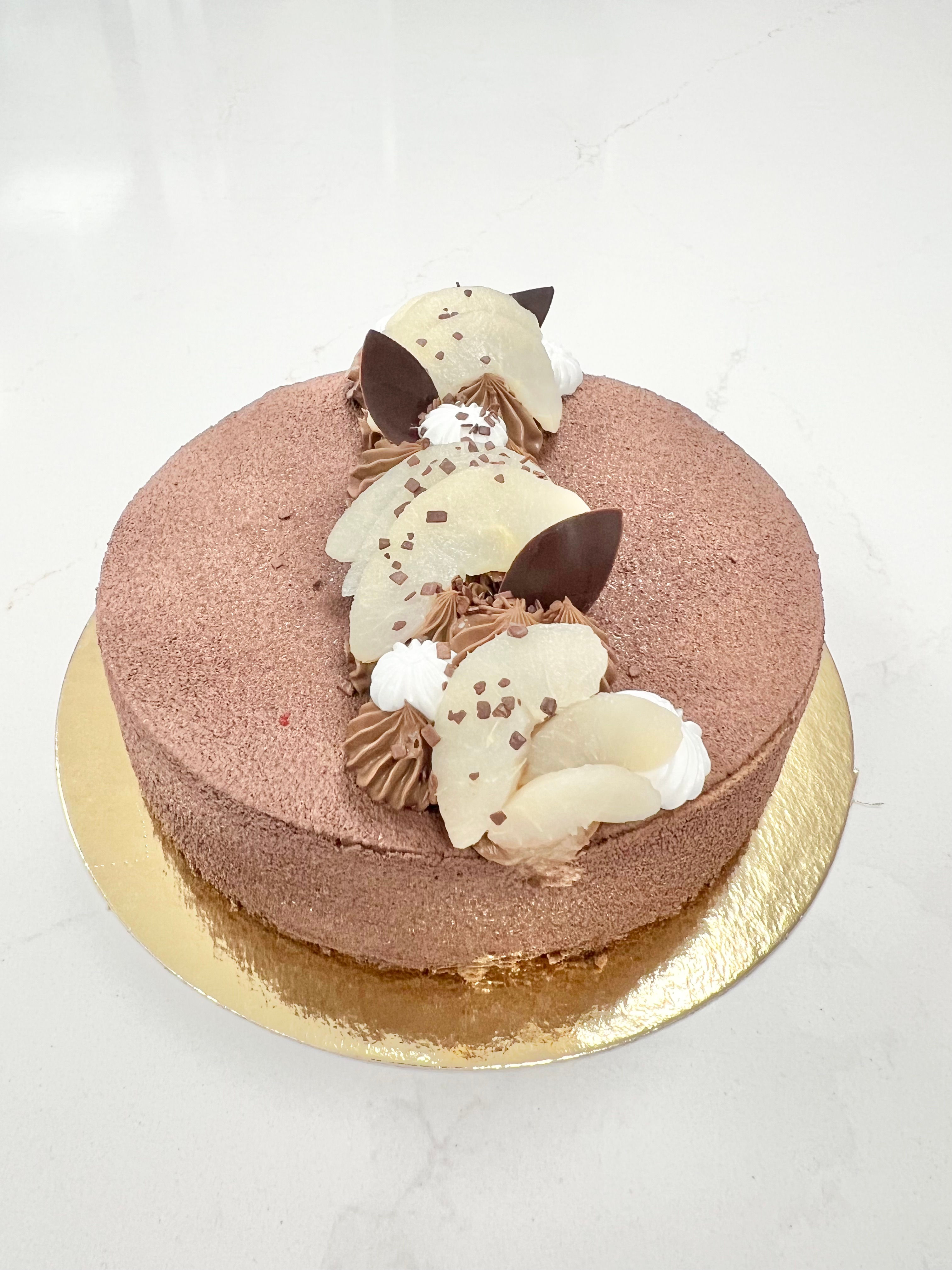 La poire-Bella (sans gluten et sans produits laitiers)