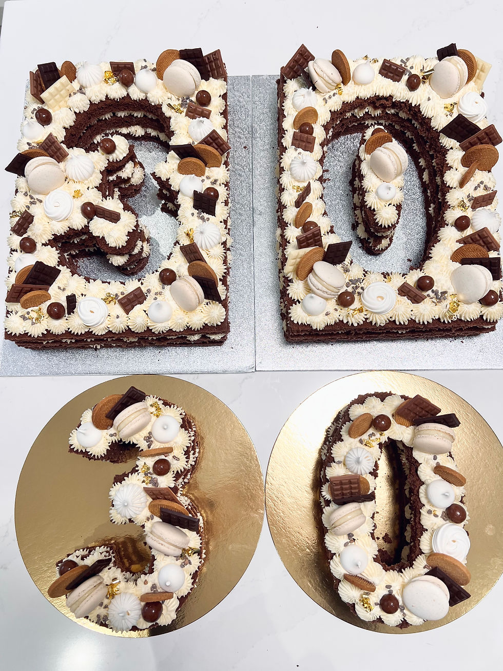 Miniature : Number cake (sans gluten)