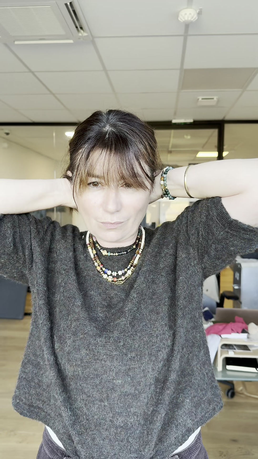 Miniature : Collier perles chevrons et perles heishi  inspiration Amérindien.