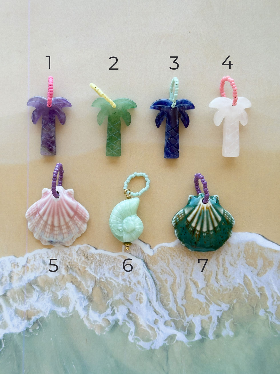 Miniature : COLLIER TUTTI FRUTTI  perles ovales