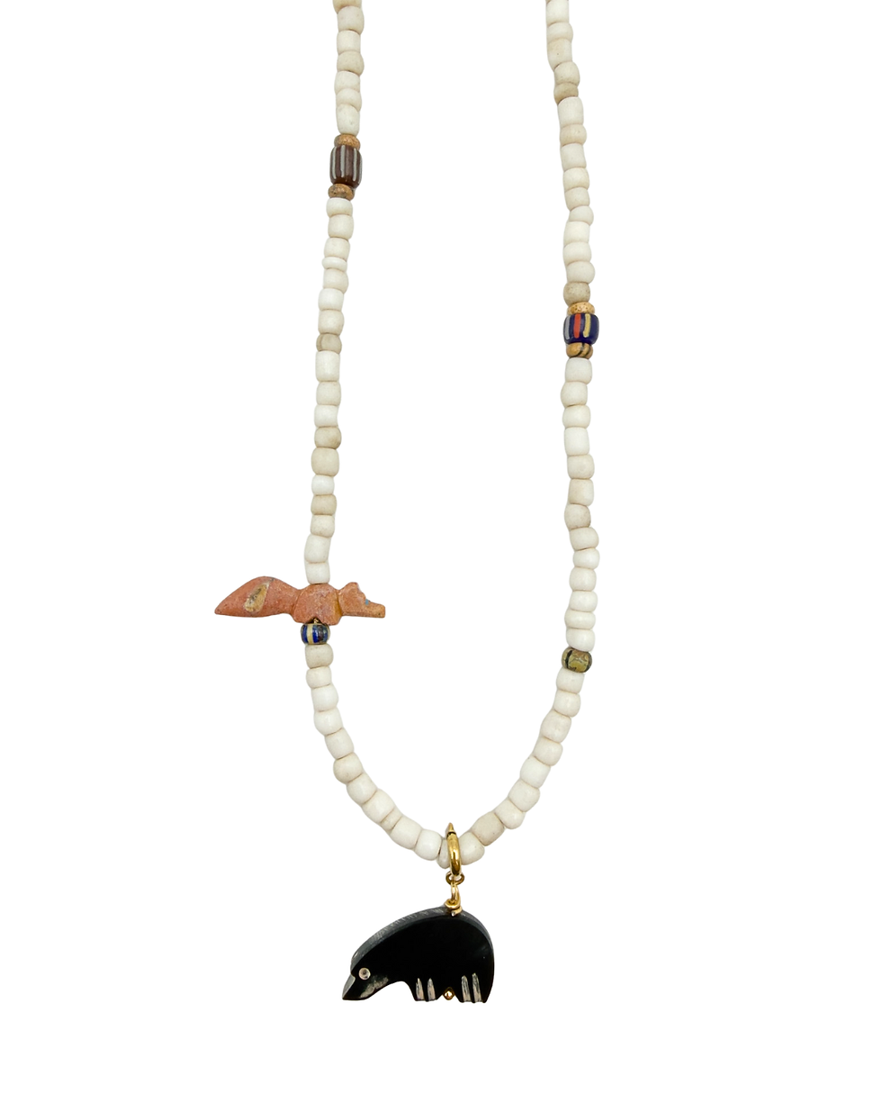 Miniature : COLLIER PERSONNALISABLE MASSAÏ inspiration Amérindien.