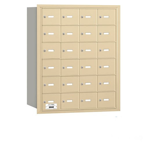 Thumbnail: 4B+ Horizontal Mailbox - 24 A Doors  - Rear Loading - USPS Access