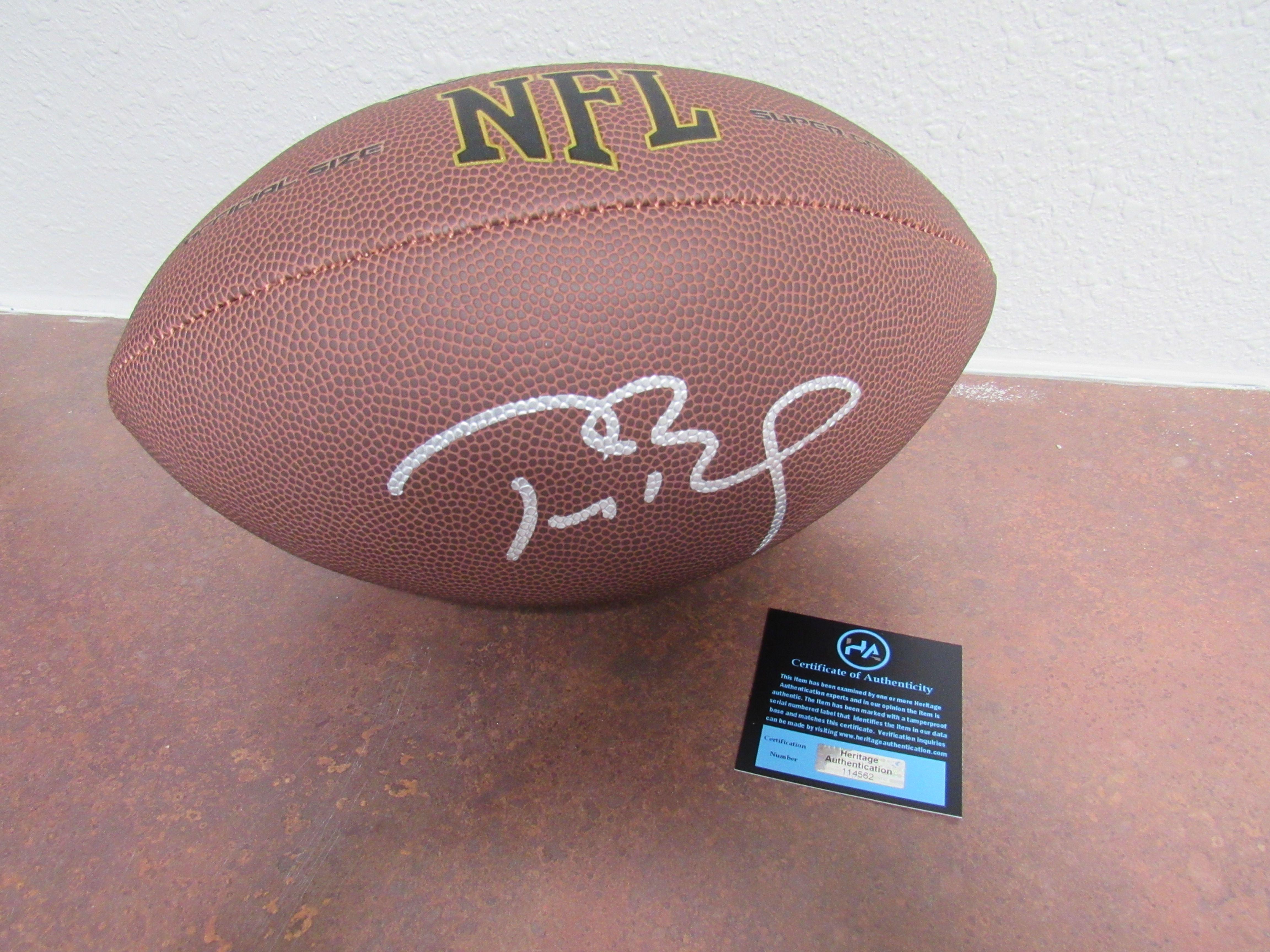 Tom Brady Signed Football
