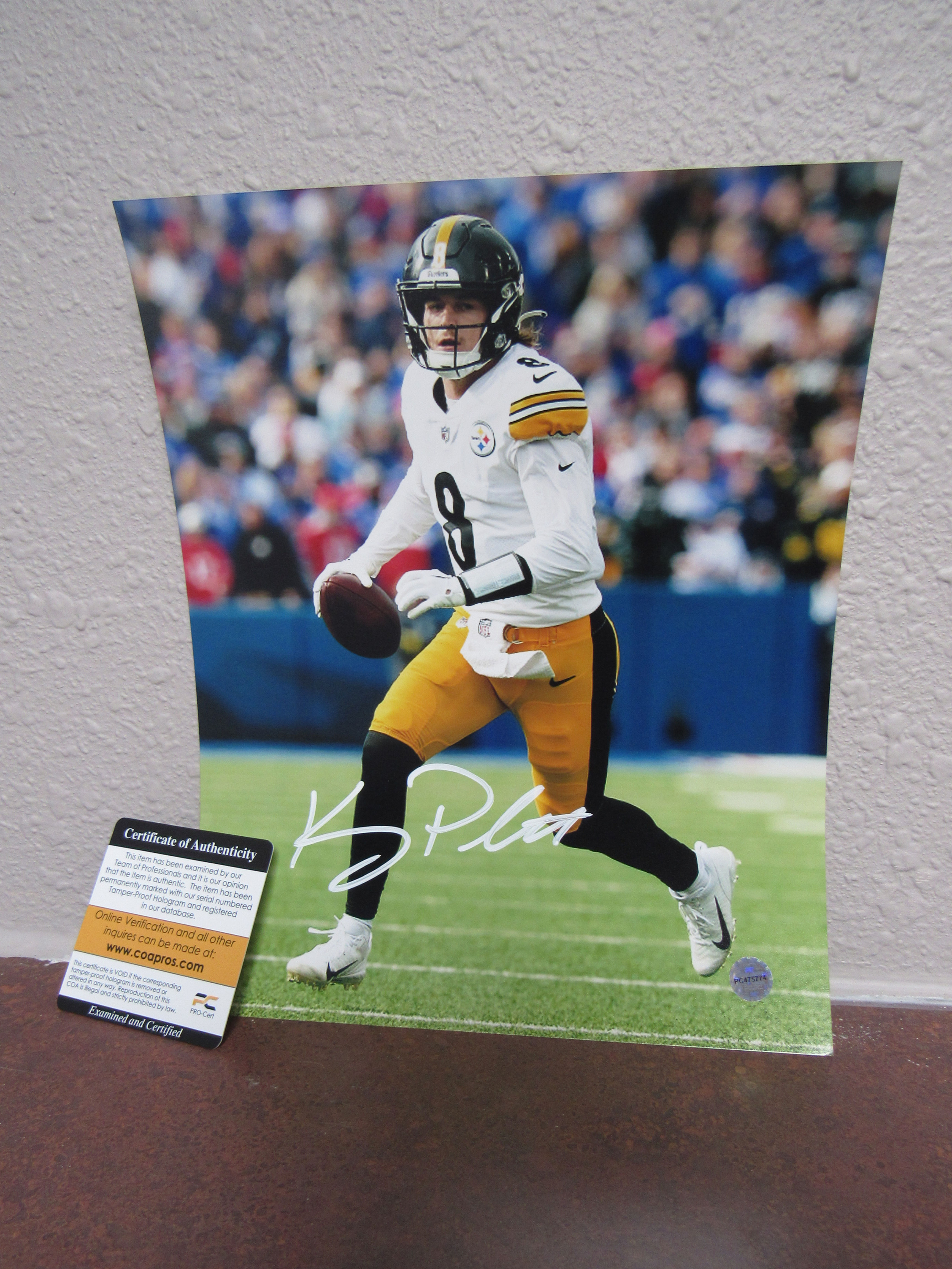 Kenny Pickett Signed Photo