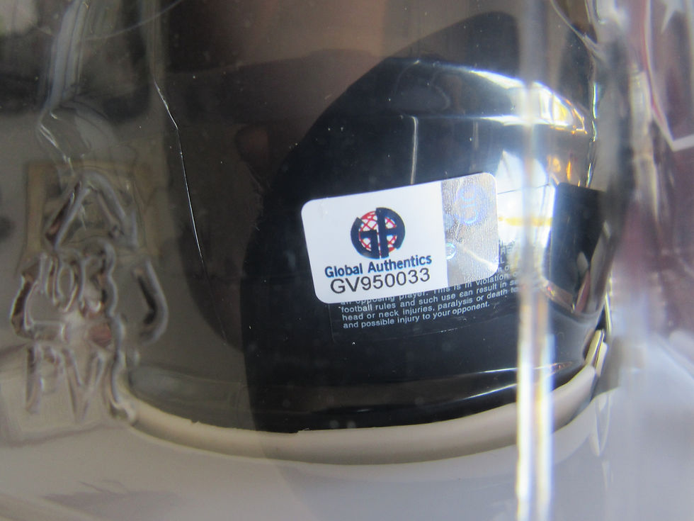 Thumbnail: JJ Watt Signed Mini Helmet