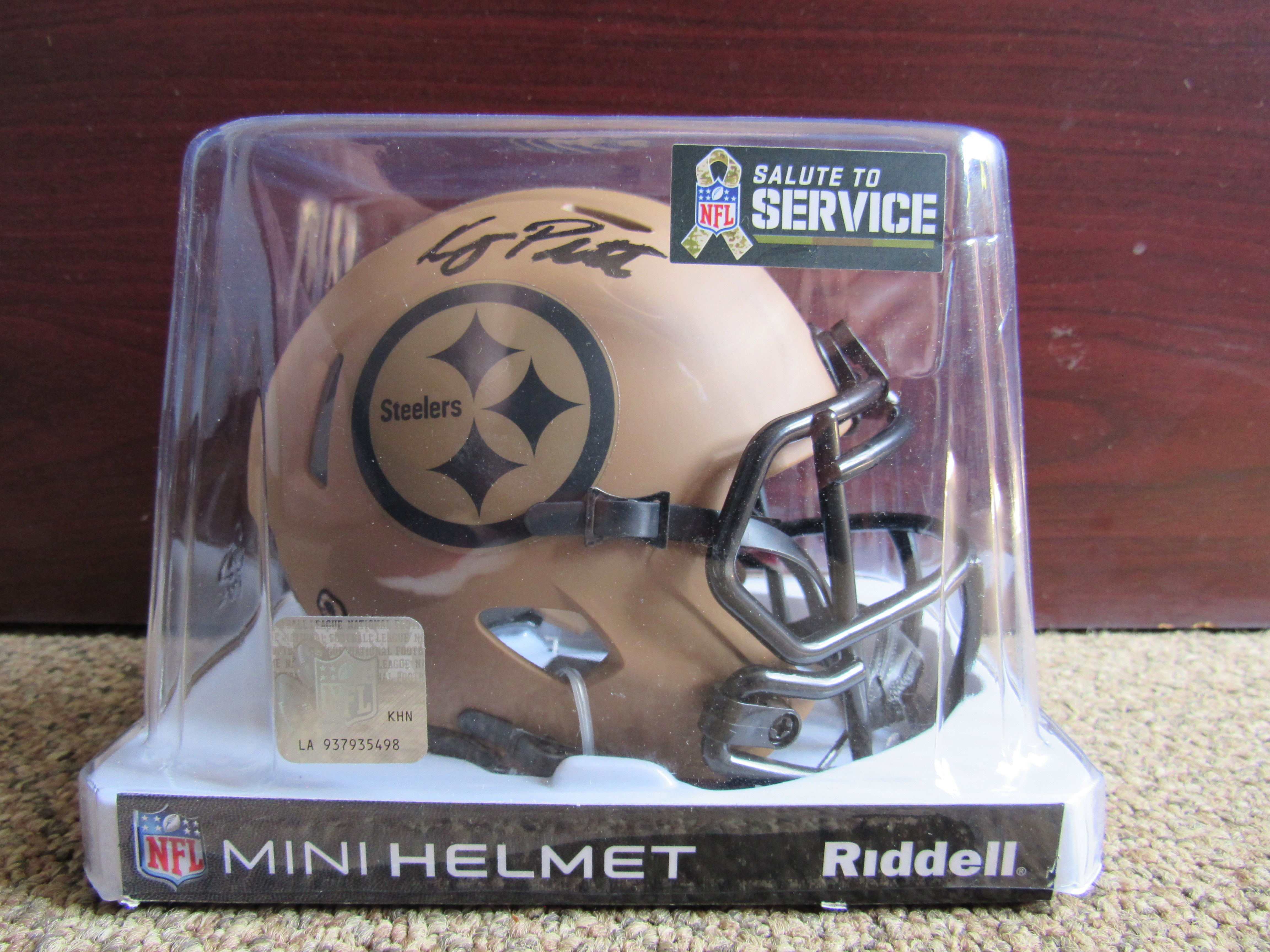 Kenny Pickett & George Pickens Signed Mini Helmet