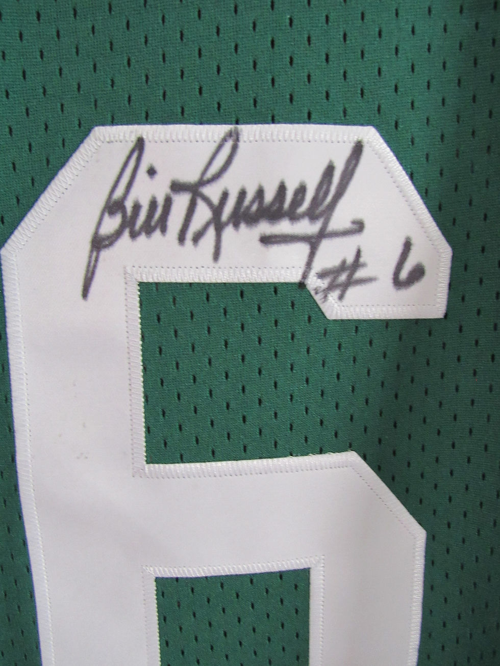 Thumbnail: Bill Russell Signed Jersey