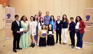 Meeting Prince Harry at Conversations for Change!