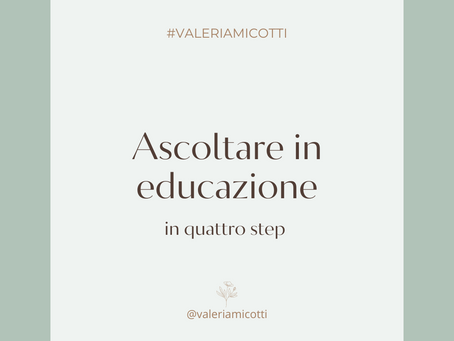 Ascoltare in educazione