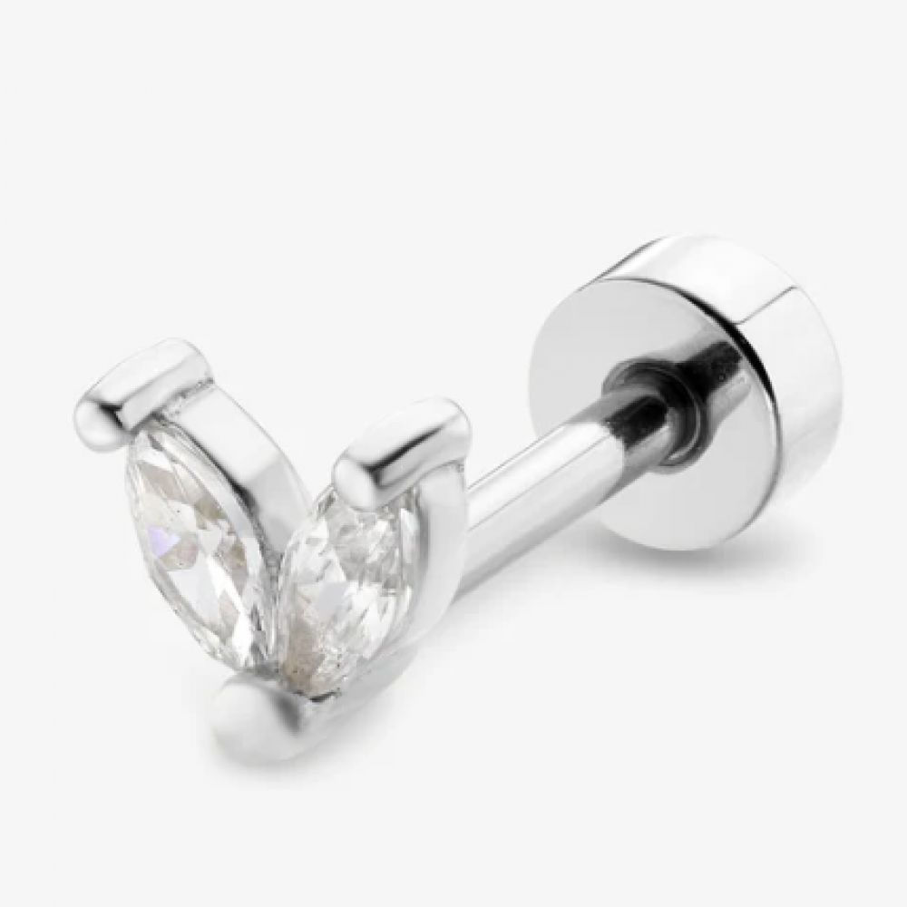 Piercing Noora Acier inoxydable argent