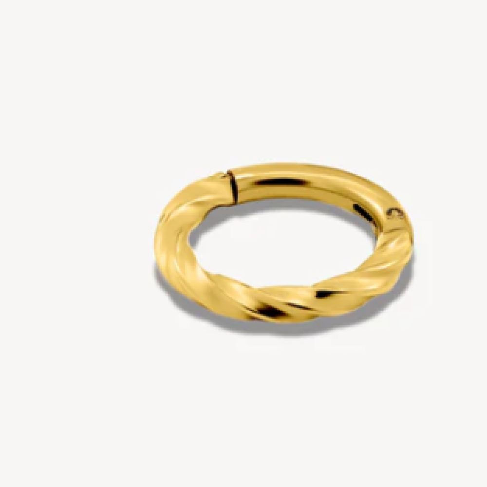 Olivia Piercing 6mm Acier inoxydable or