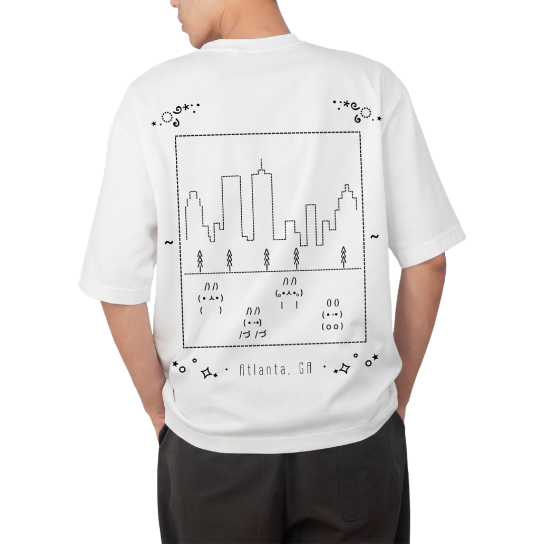 ATL Unicode Bunnies Shirt - White