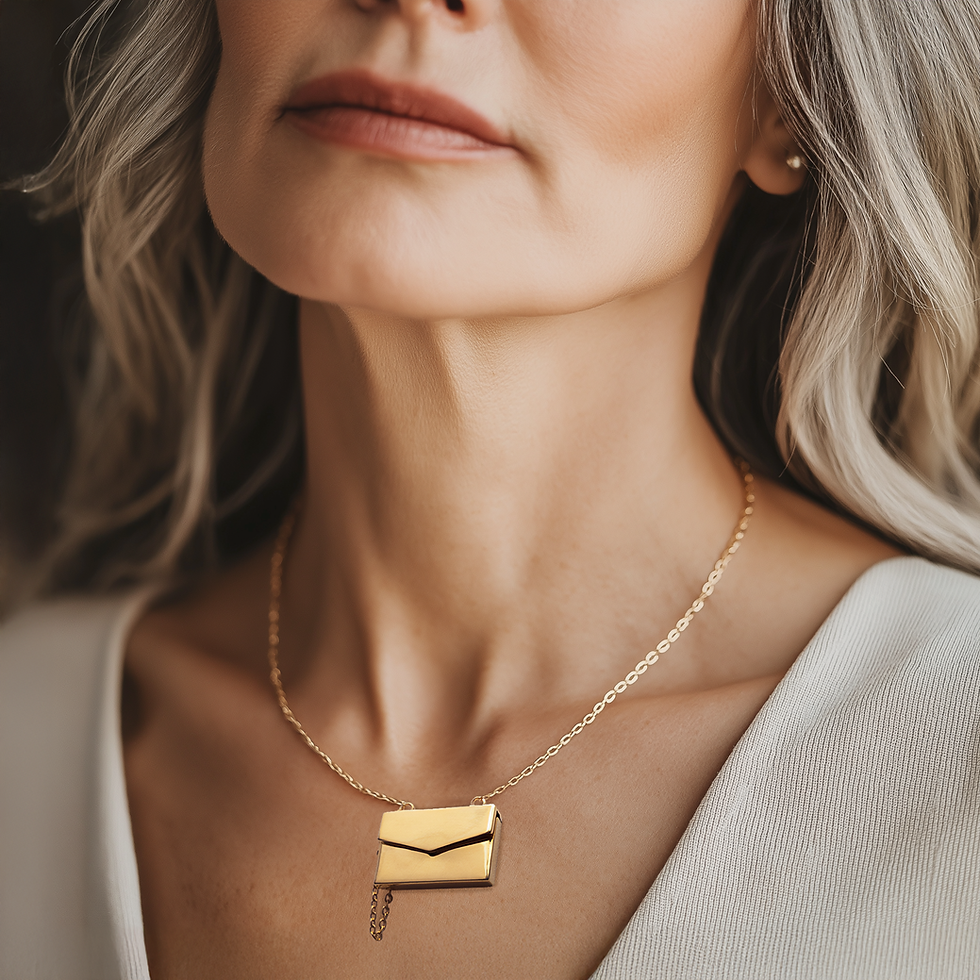 Thumbnail: Please Return to God Necklace: Gold