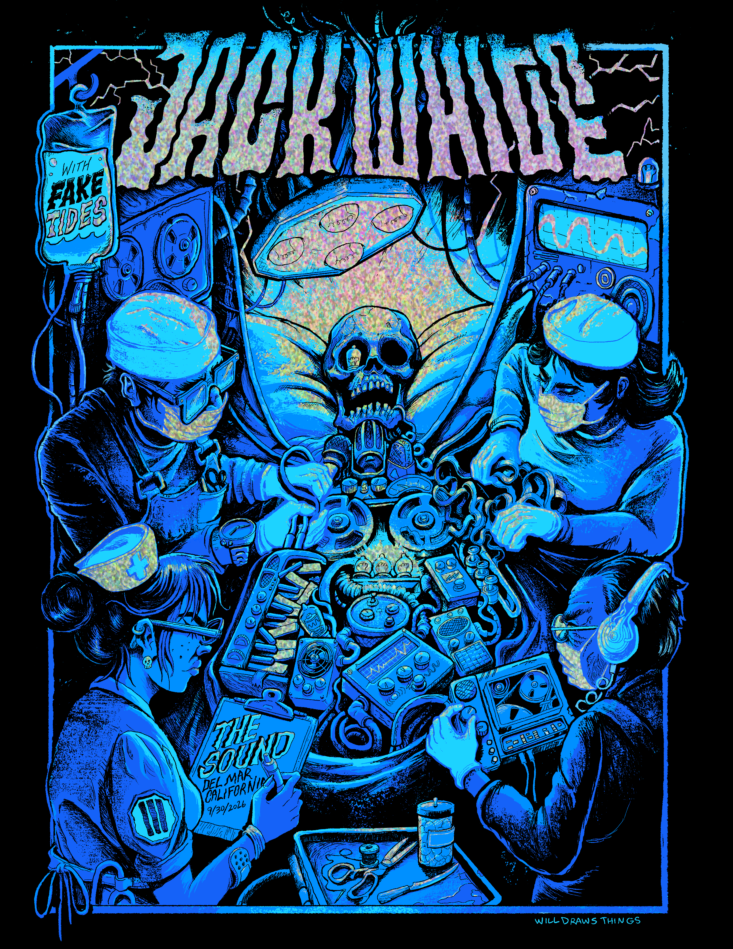 "OPERATION" FOIL ARTIST EDITION Official Jack White 2026 Tour Screen Print