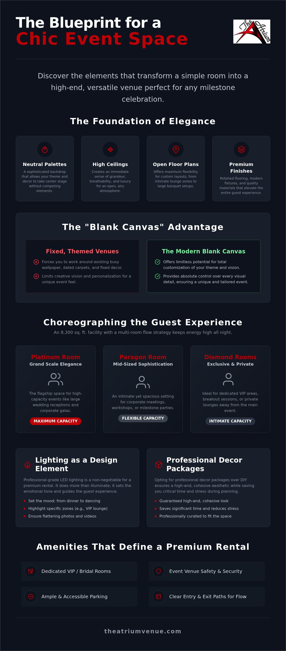 Chic event space rental
