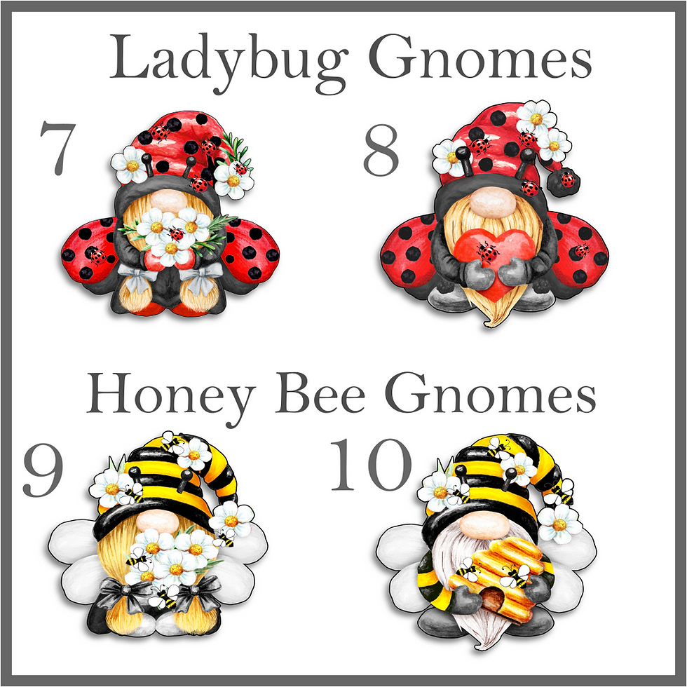 Thumbnail: Gnomes for Personalized, Interchangeable Gnome Welcome Sign,  6 Inches, A-13
