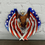Thumbnail: Patriotic American Eagle Flag Wall Décor, F-12