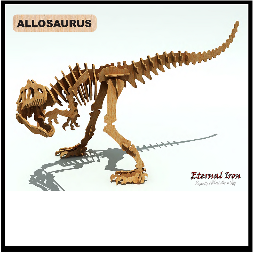 Thumbnail: Wood, 3D Dinosaur Puzzles/Models, I-1