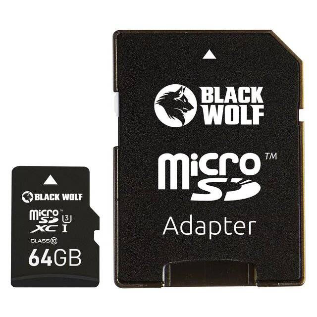 Thumbnail: Black Wolf : MicroSDXC Card (64GB)