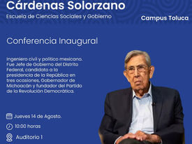 Conferencia de Cuauhtémoc Cárdenas Solórzano en el Tec de Monterrey Campus Toluca