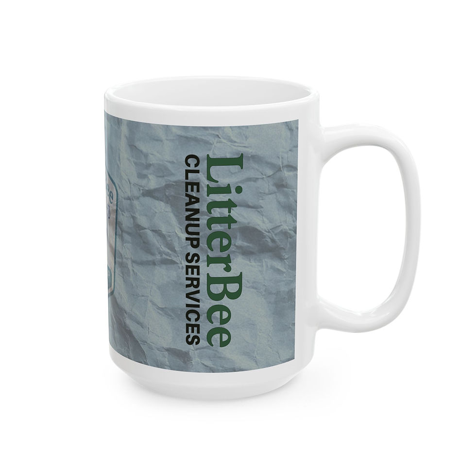 Thumbnail: LitterBee | Littered Logo | Ceramic Mug 