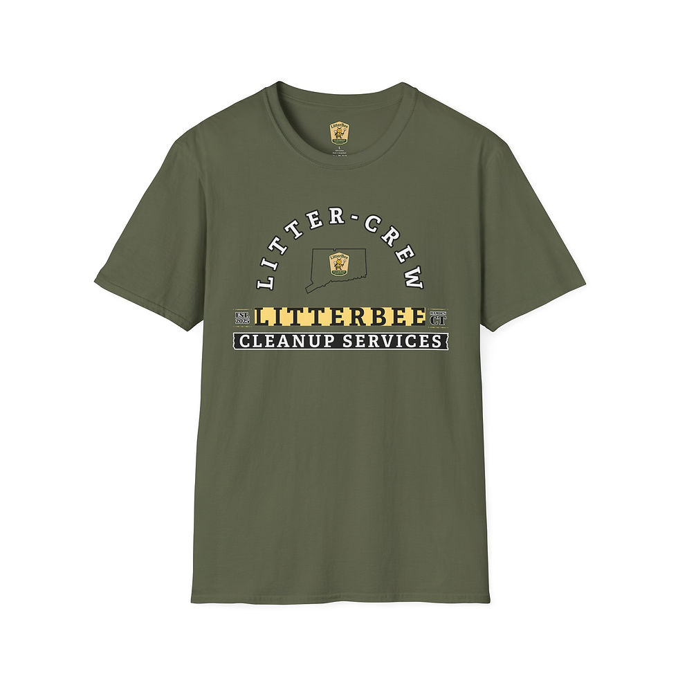 Thumbnail: Litter Crew Cleanup T-Shirt - Unisex Softstyle