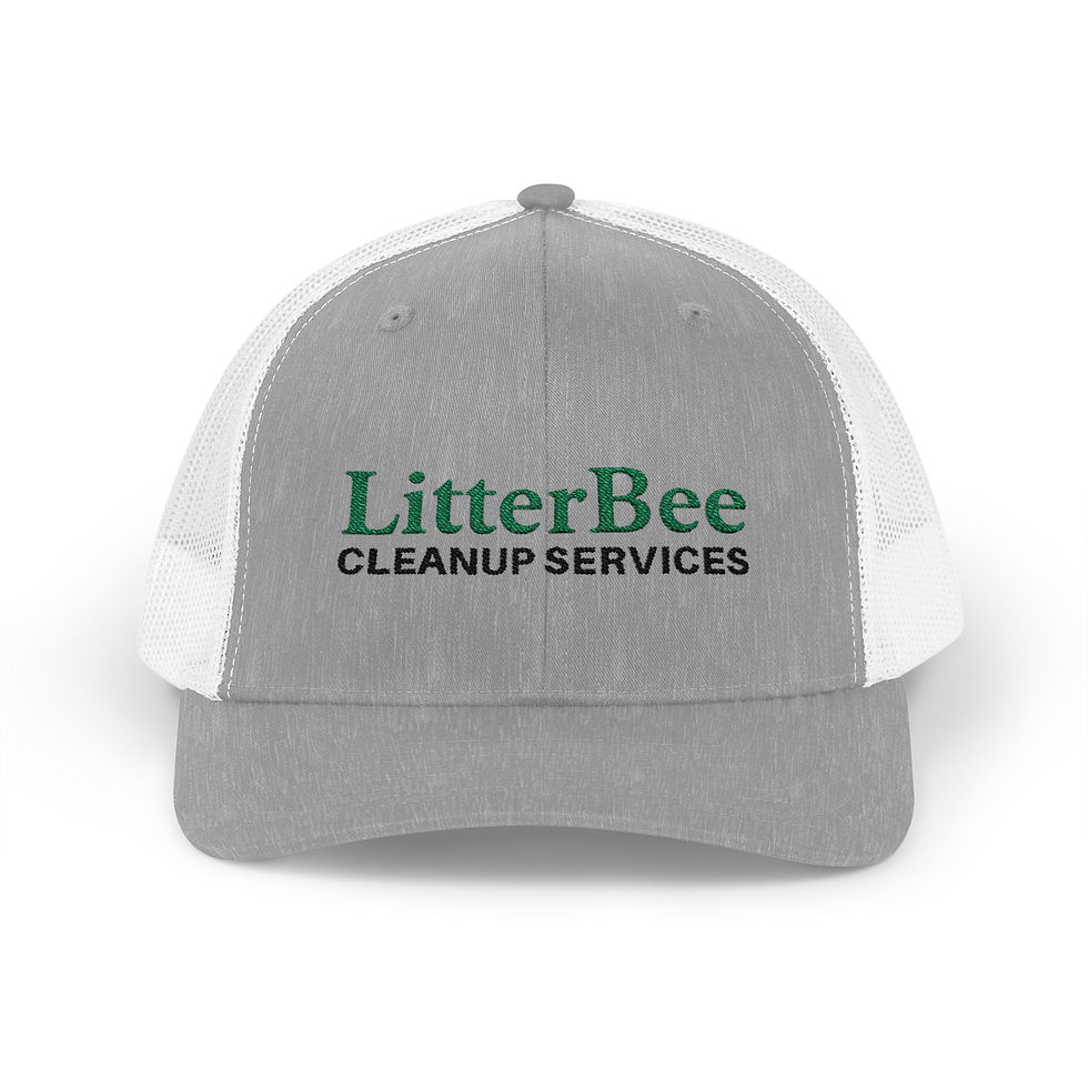 Thumbnail: LitterBee Cleanup Services Snapback Cap